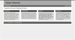 Desktop Screenshot of designinfluences.com