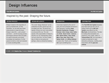Tablet Screenshot of designinfluences.com